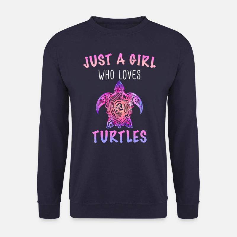 Turtle Sea Turtle Turtle Animal - Unisex Sweatshirt - navy
