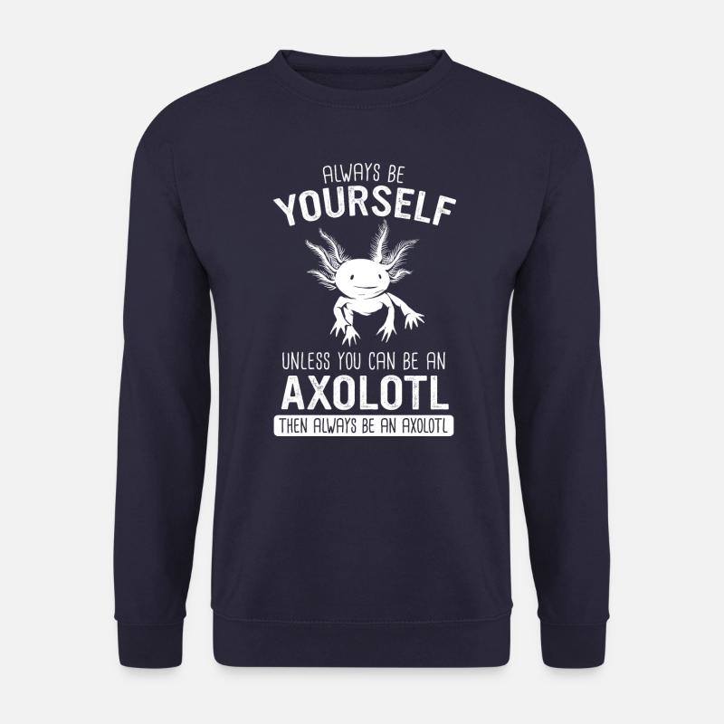 Axolotl Fisch - Unisex Pullover - Navy