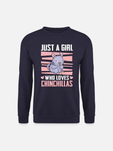 Chinchilla Chinchilla's Mouse - Unisex Sweatshirt - navy