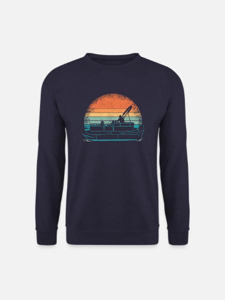 Pontoon Boat Captain Pontoon Boats - Unisex Sweatshirt - navy