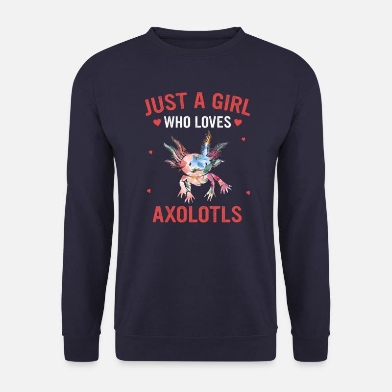 Axolotl fish - Unisex Sweatshirt - navy