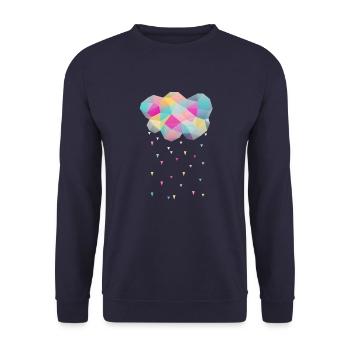 WOLKE - Unisex Pullover - Navy - Vorne - Alina (178cm) & Michal (187cm)