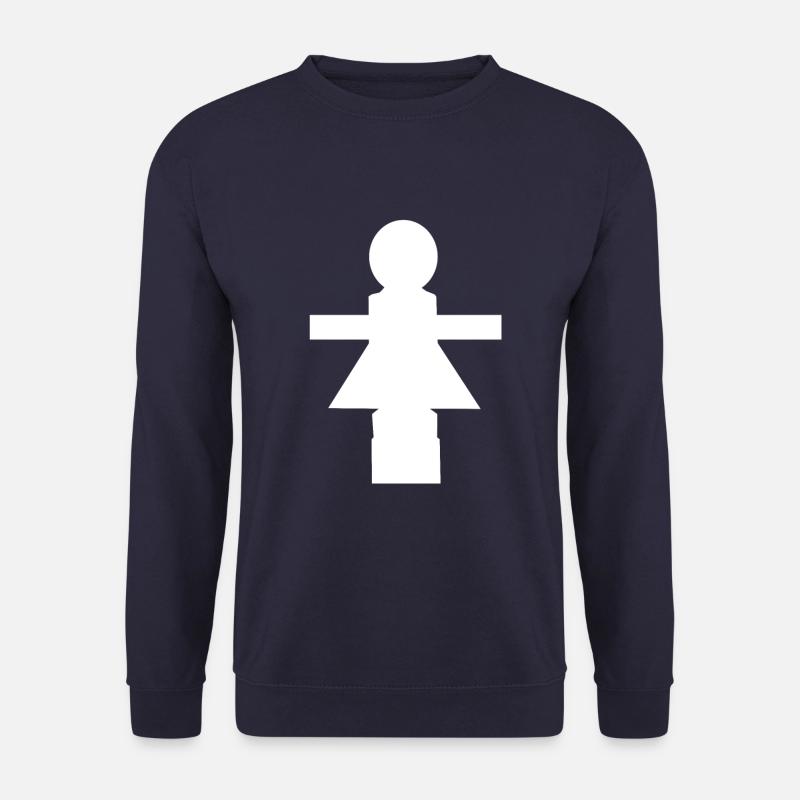 Tischkicker Frau Mädchen - Unisex Pullover - Navy