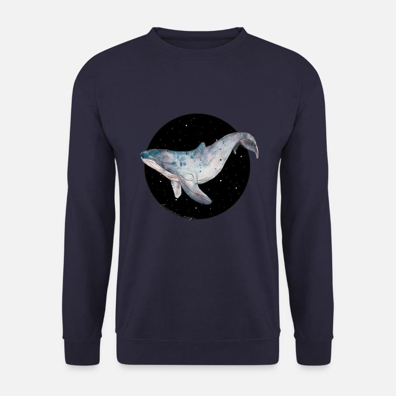 Baleine de l'espace - Sweat-shirt Unisexe - marine