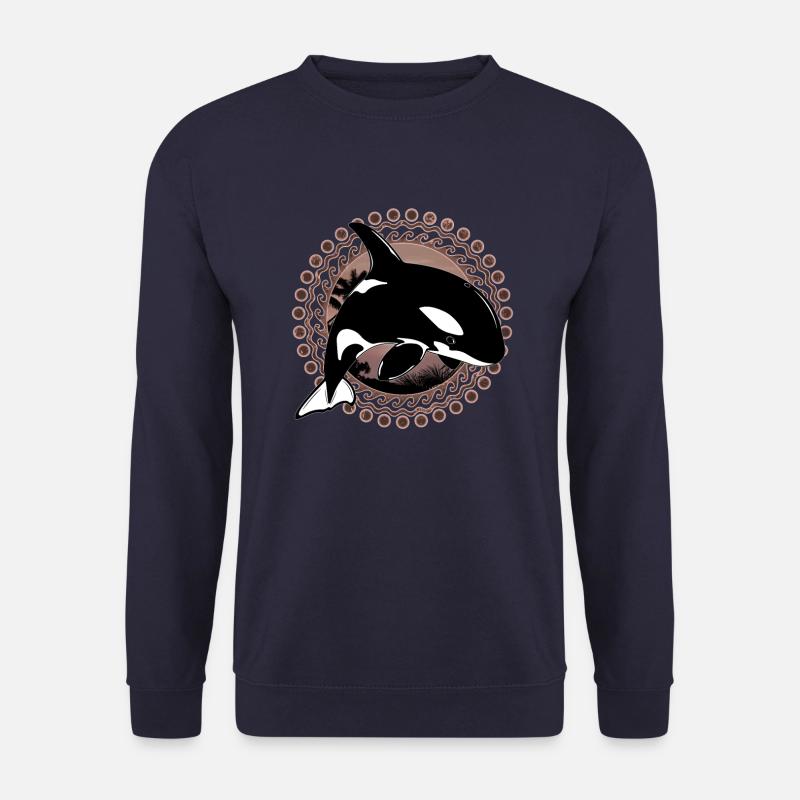 Orca killer whale - Unisex Sweatshirt - navy