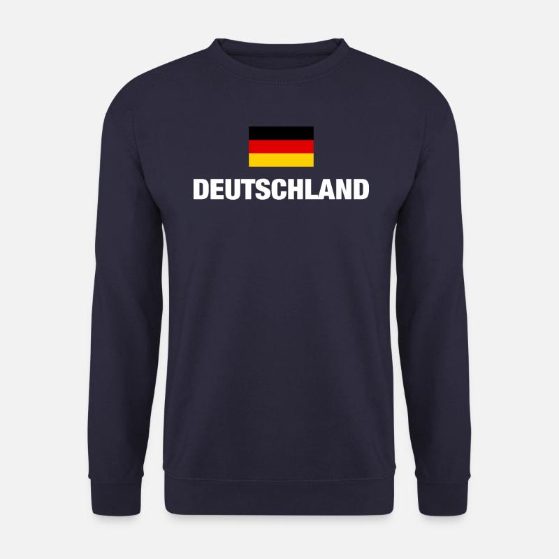 Deutschland deutsche Flagge Fahne deutsch Geschenk - Unisex Pullover - Navy