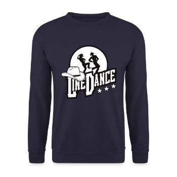 Chapeau de cowboy cowboy western - Sweat-shirt Unisexe - marine - Devant - Alina (178cm) & Michal (187cm)