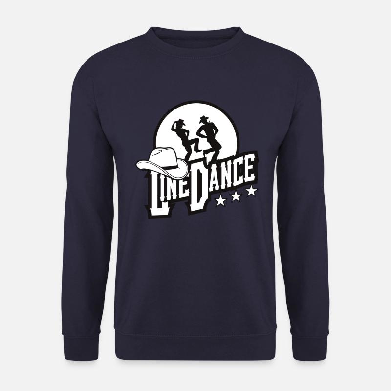 Line Dance Western Cowboy Cowboyhut - Unisex Pullover - Navy