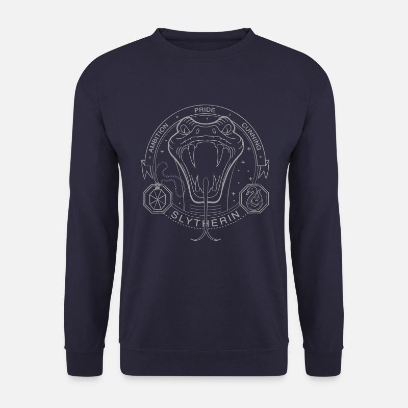 Harry Potter Emblème Serpentard - Sweat-shirt Unisexe - marine