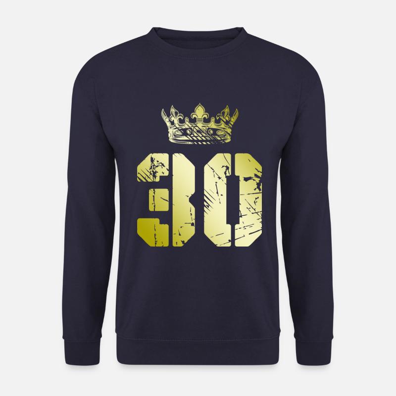 30 Couronne numérique - Sweat-shirt Unisexe - marine