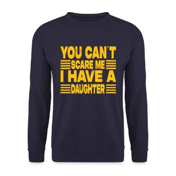 J’ai une fille - Sweat-shirt Unisexe - marine - Devant - Alina (178cm) & Michal (187cm)