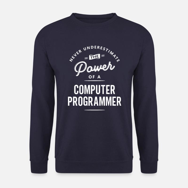 Computerprogrammierer Lustige Berufsbezeichnung Beruf - Unisex Pullover - Navy