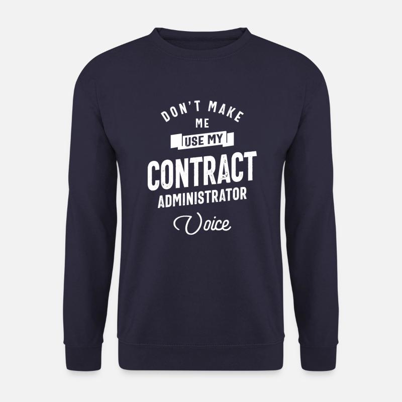 Vertragssachbearbeiter Beruf - Unisex Pullover - Navy