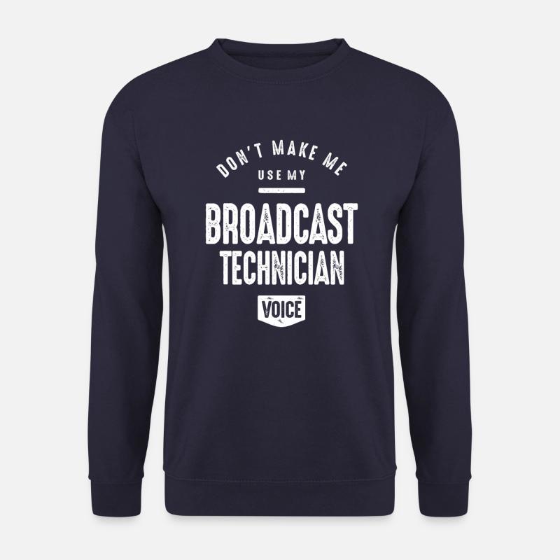 Broadcast Technician Job Occupation - Unisex Sweatshirt - navy