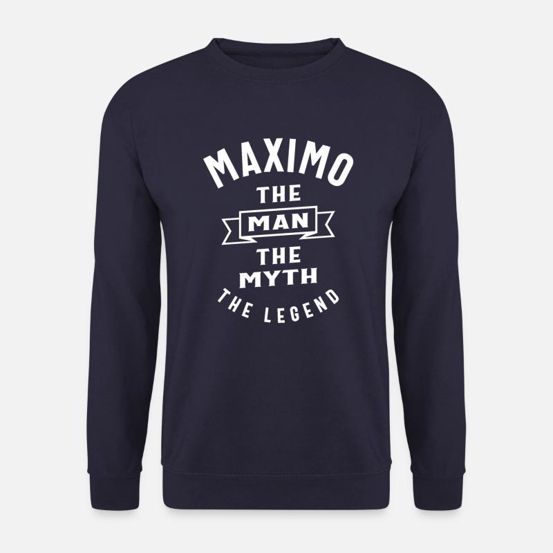 Maximo Personalisierter Name - Unisex Pullover - Navy