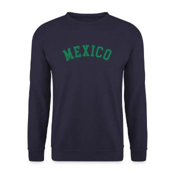 For lovers of Mexico and the Mexican People - Unisex Sweatshirt - navy - Front - Alina (178cm) & Michal (187cm)
