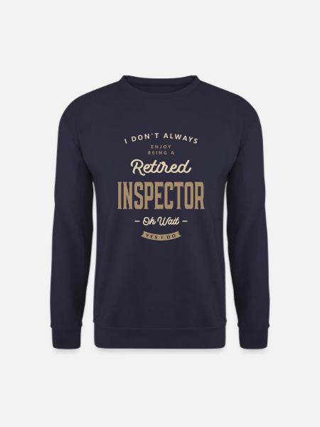Inspektor Lustige Berufsbezeichnung Beruf - Unisex Pullover - Navy
