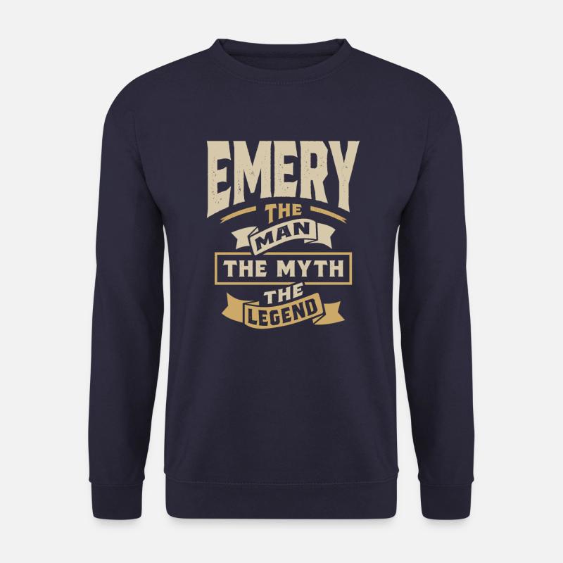 Emery Personalized Name - Unisex Sweatshirt - navy