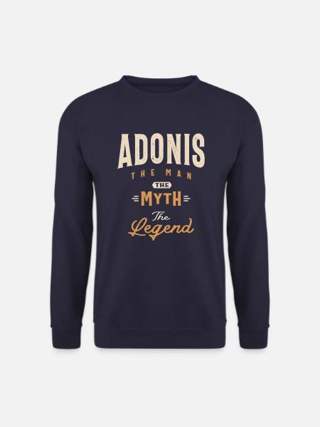 Adonis Personalized Name - Funny Adonis - Unisex Sweatshirt - navy