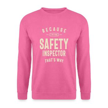 Safety Inspector Occupation - Unisex Sweatshirt - pink - Front