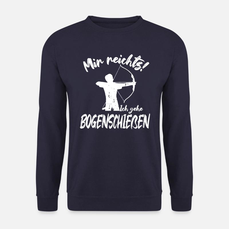 Bogenschießen Mir reichts! Ich gehe... - Unisex Pullover - Navy