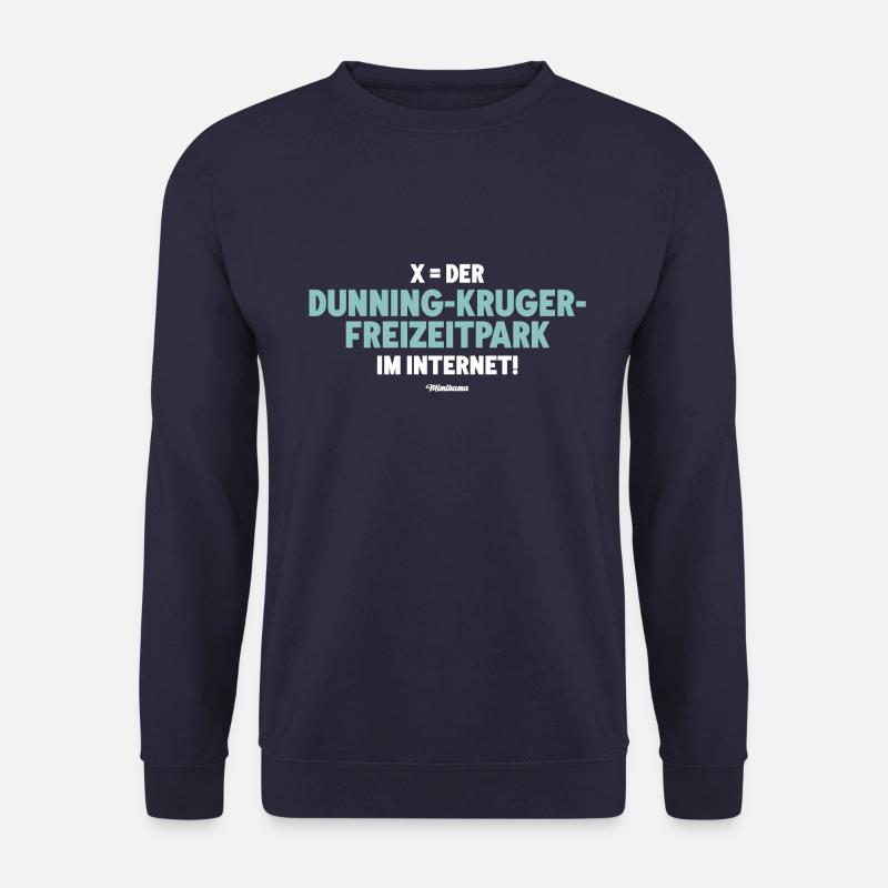 Dunning-Kruger Funpark Online - Unisex Pullover - Navy