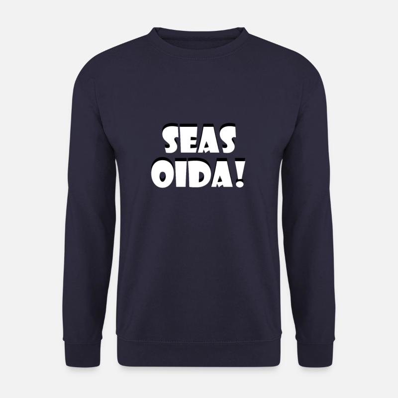 Seas Oida! | Schwarz Weiß - Unisex Pullover - Navy