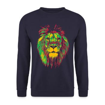 Juneteenth - Unisex Sweatshirt - navy - Front - Alina (178cm) & Michal (187cm)