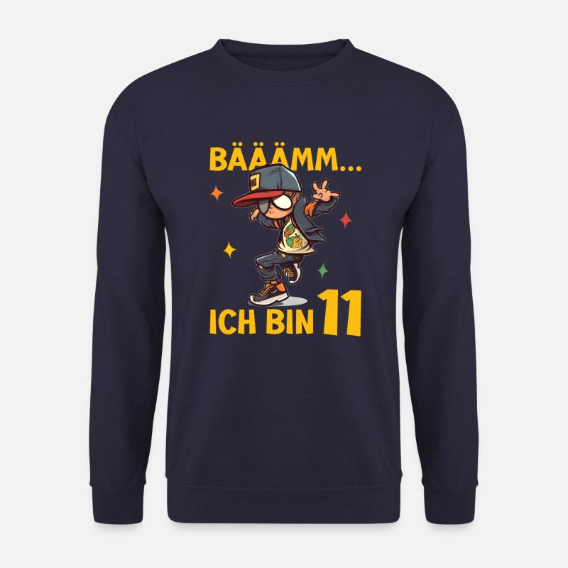 11.Geburtstag Jungen Geburtstagsgeschenk 11 Jahre - Unisex Pullover - Navy