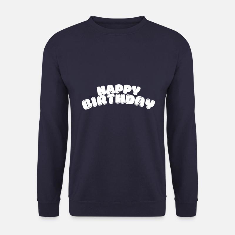 Happy Birthday - Unisex Pullover - Navy