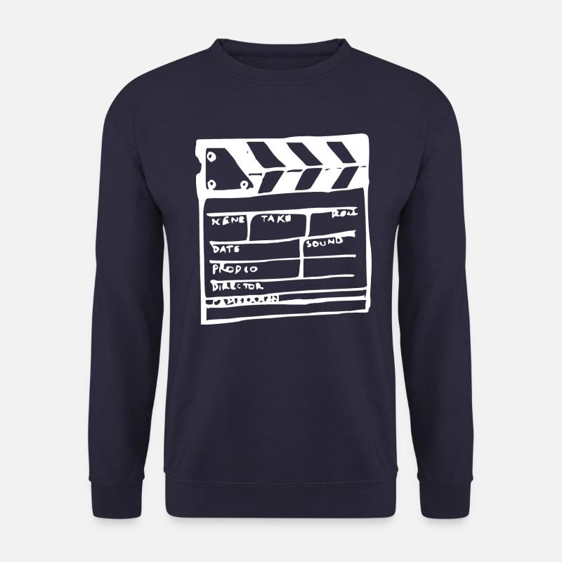 Filmklappe Klappe Kameramann Geschenkidee - Unisex Pullover - Navy