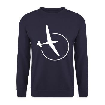 Glider with circle gift glider - Unisex Sweatshirt - navy - Front - Alina (178cm) & Michal (187cm)