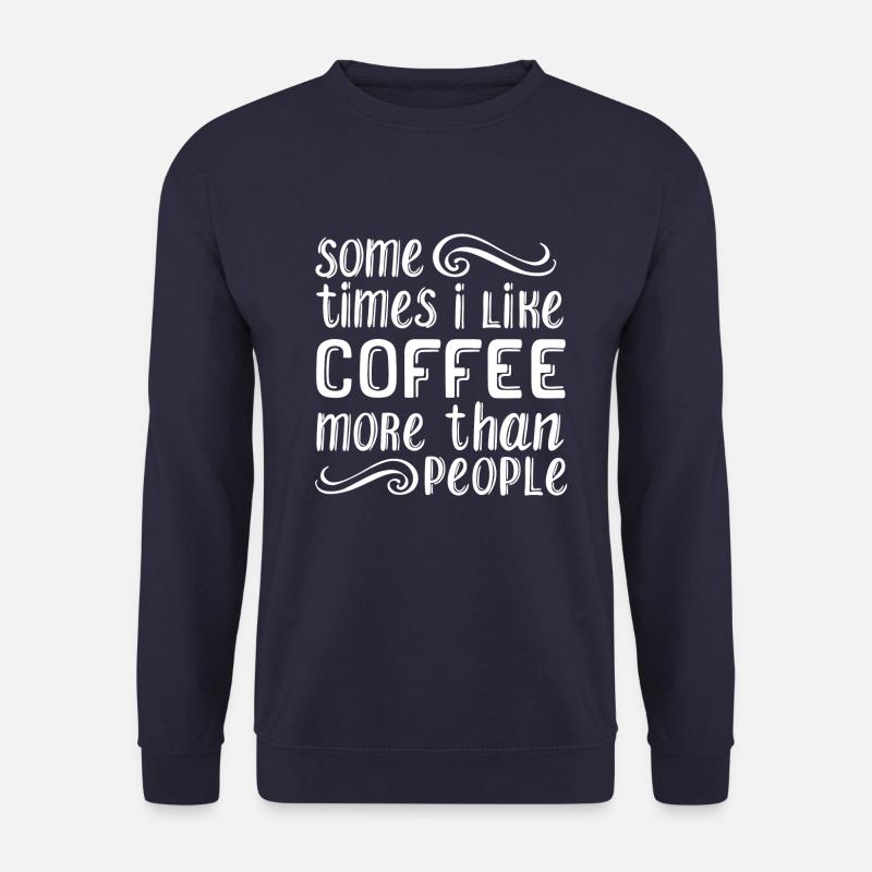 Kaffee - Unisex Pullover - Navy