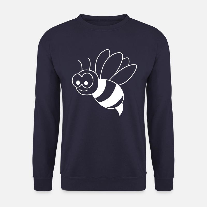 Honigbiene Comic Tier - Unisex Pullover - Navy
