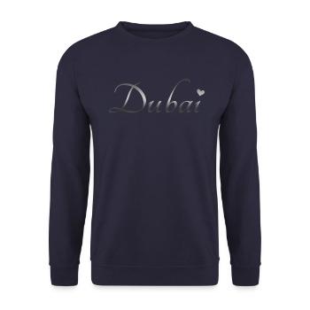 Dubai - Unisex Pullover - Navy - Vorne - Alina (178cm) & Michal (187cm)