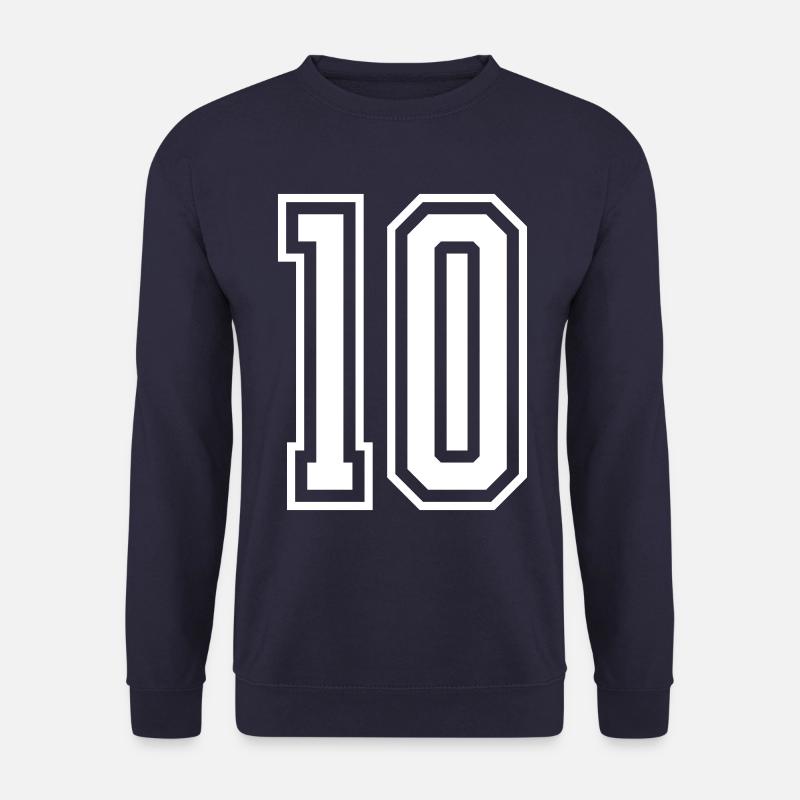 10 Number number - Unisex Sweatshirt - navy