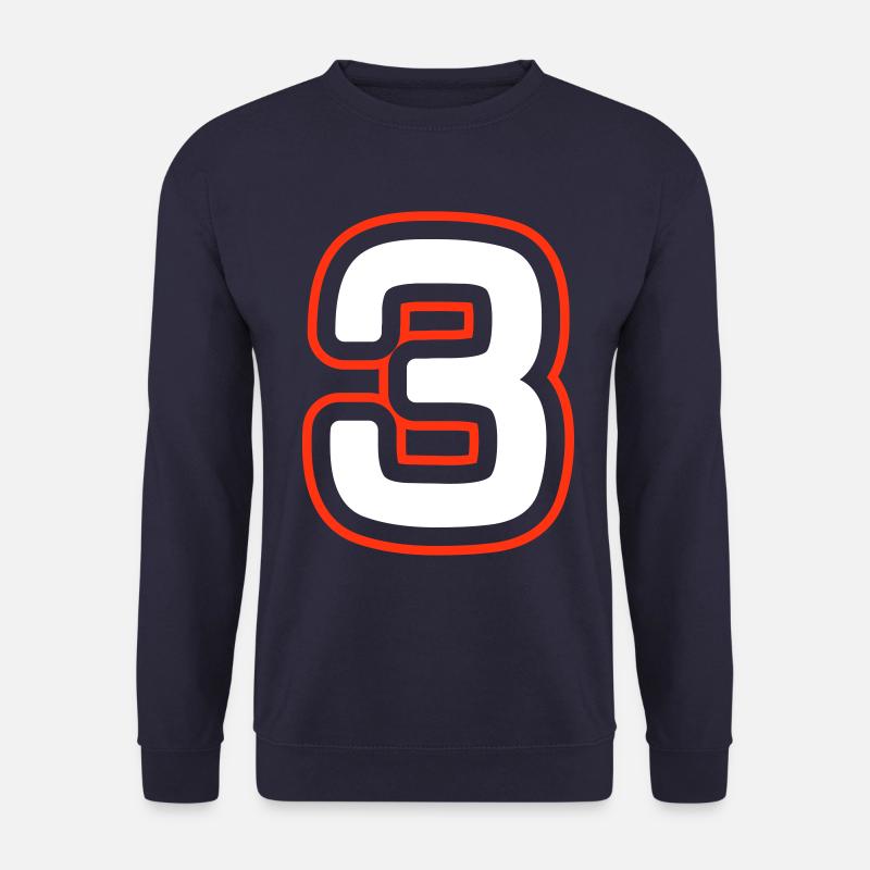 3 Zahl symbol - Unisex Pullover - Navy