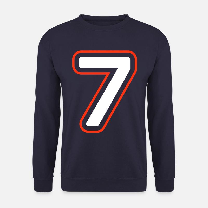 7 Zahl symbol - Unisex Pullover - Navy