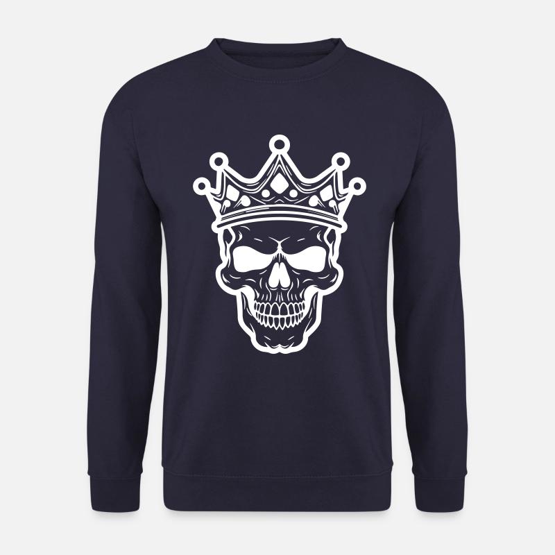 King Skeleton - Unisex Sweatshirt - navy