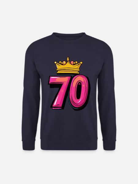 70 Number Crown - Unisex Sweatshirt - navy