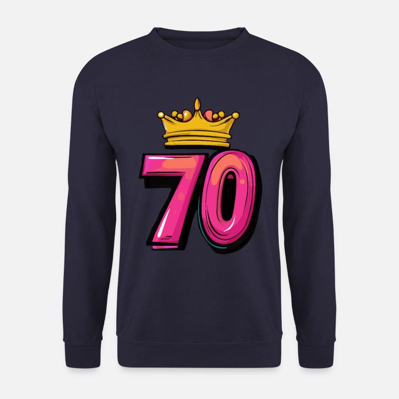 Couronne à 70 chiffres - Sweat-shirt Unisexe - marine