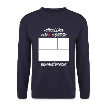18e anniversaire de MEiN Vous en souvenez-vous ? - Sweat-shirt Unisexe - marine - Devant - Alina (178cm) & Michal (187cm)