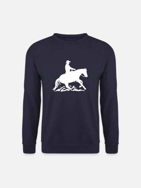 Westernreiter - Sliding Stop - Unisex Pullover - Navy