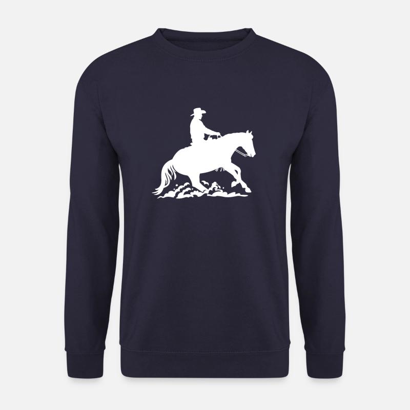 Western Rider - Sliding Stop - Unisex Sweatshirt - navy