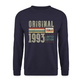 Original 1993 - Limited Edition - Unisex Pullover - Navy - Vorne - Alina (178cm) & Michal (187cm)