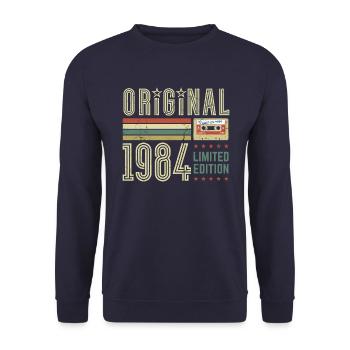 Original 1984 - Limited Edition - Unisex Sweatshirt - navy - Front - Alina (178cm) & Michal (187cm)