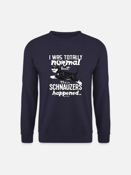 schnauzershappened - Unisex Pullover - Navy
