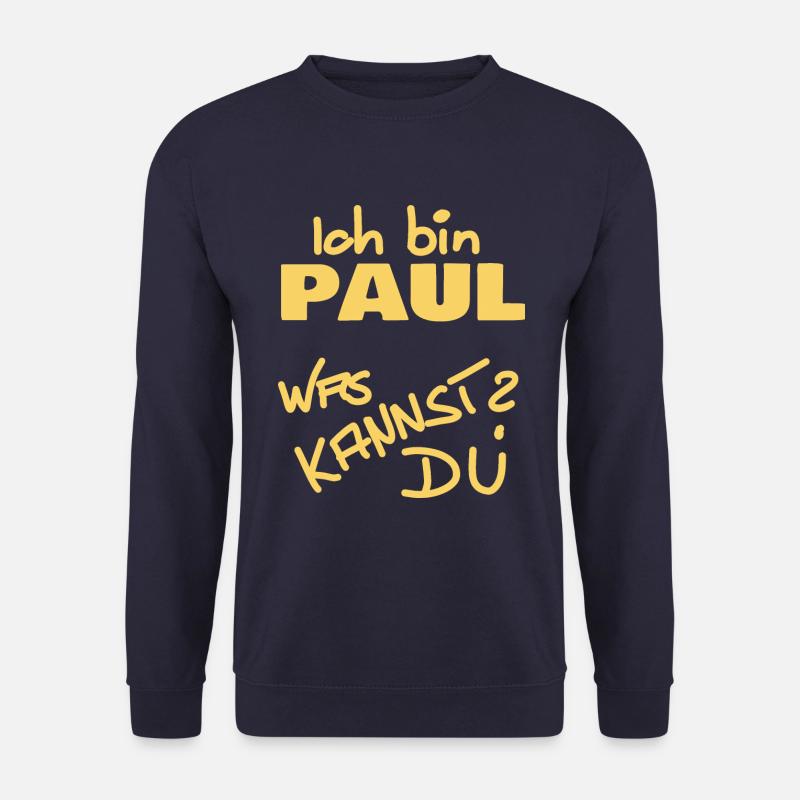 Ich heiße Paul - Unisex Pullover - Navy