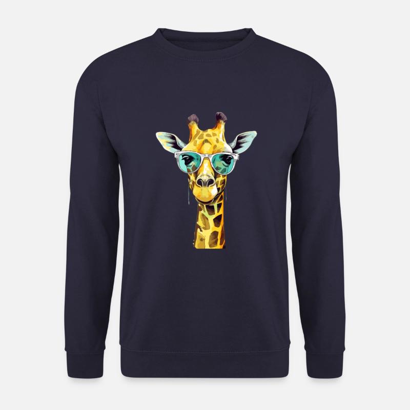 Meli the giraffe - Unisex Sweatshirt - navy