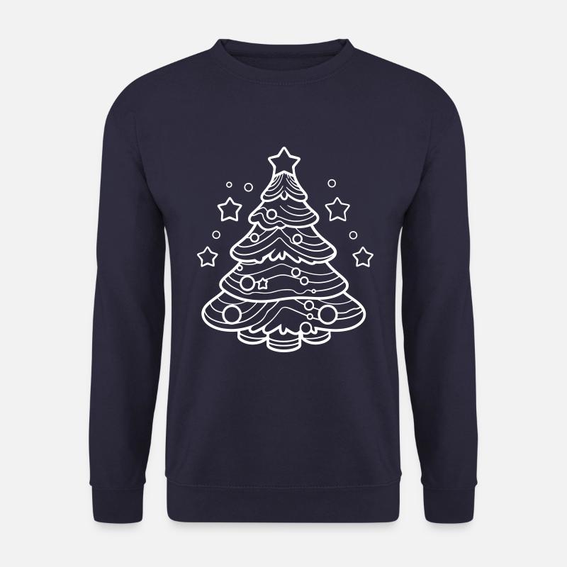Arbre de Noël Symbole de Noël - Sweat-shirt Unisexe - marine